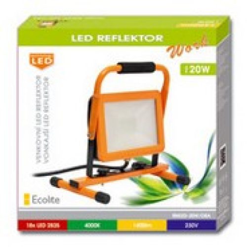 Přenosný LED reflektor Ecolite WORK RMLED-30W/ORA - Obrázek 2