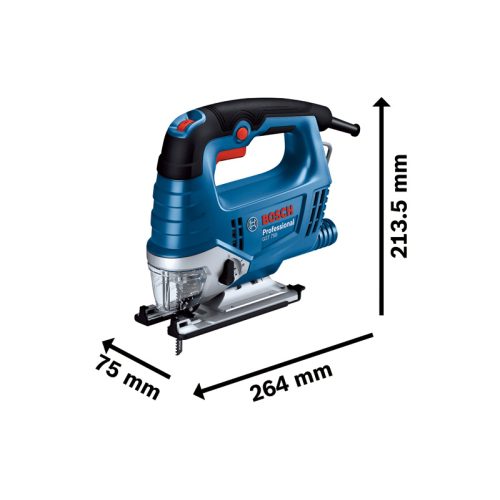 Přímočará pila 520W Bosch GST 750 0.601.5B4.121 - Obrázek 2