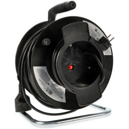 Prodlužovací kabel Solight PB12 na bubnu 50m/1zásuvka 3x1