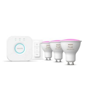 Propojovací zařízení Philips Hue BRIDGE a 3 ks LED žárovek GU10 4
