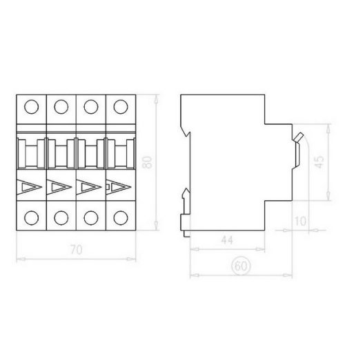 Proudový chránič s jističem EATON mRB6-16/3N/B/003-A 16A 30mA A 120652 - Obrázek 2