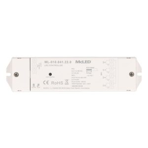 RF přijímač McLED řízení jasu CCT RGBW 4 kanály 4x5A 12-36V ML-910.041.22.0