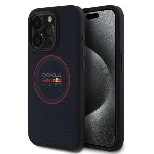 Red Bull PC/TPU Red Ring MagSafe Zadní Kryt pro iPhone 15 Pro Max Navy RBHMP15X24PUILVR