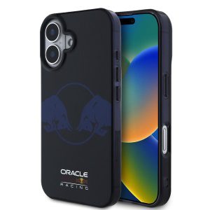 Red Bull PC/TPU Two Bulls Magsafe Zadní Kryt pro iPhone 16 Navy RBHMP16S24HIDBV