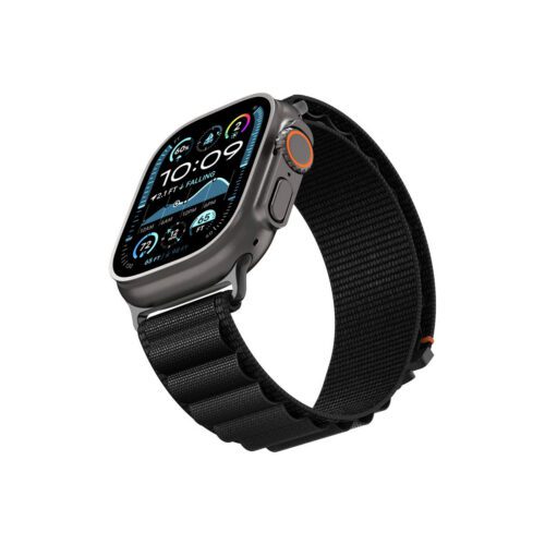 Řemínek pro Apple Watch 49mm/46mm/45mm/44mm Spigen Fabric Band - černý - Obrázek 2