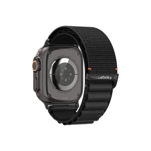 Řemínek pro Apple Watch 49mm/46mm/45mm/44mm Spigen Fabric Band - černý