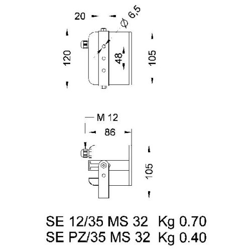 SIRENA SE1235MS321224DA 50424 - Obrázek 2