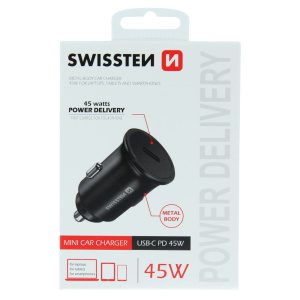 SWISSTEN CL ADAPTÉR PD3.0 45W ČERNÝ 20118100