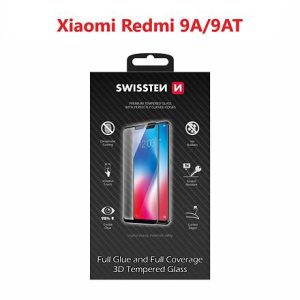 SWISSTEN ULTRA DURABLE 3D FULL GLUE GLASS FOR XIAOMI REDMI 9A/XIAOMI REDMI 9AT BLACK 64701871