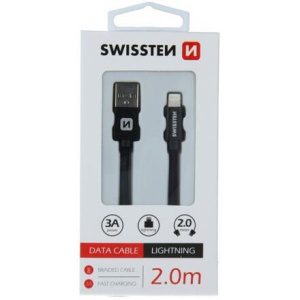 SWISSTEN datový kabel Textile USB / Lightning 2
