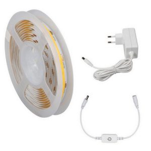 Sada LED pásku Kanlux LED COB SET 3M DIM-WW teplá bílá 3000K vypínač s funkcí stmívače