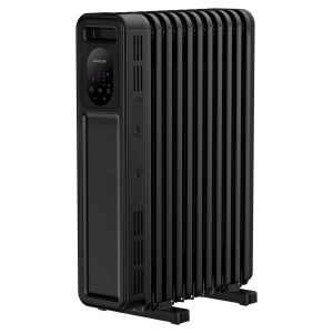 Sencor SOH 6311BK Digitální olejový radiátor Až 2 300 W ve 3 režimech 11 topných článků FLAT SHAPE Digitální ovládací panel a dálkové ovládání