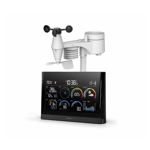 Sencor SWS 11000 Profesionální meteorologická stanice 5v1 TRUE BLACK barevný LCD displej s úhlopříčkou 7