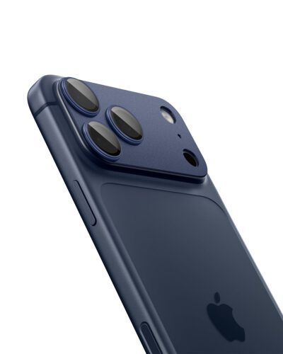 Sklo na fotoaparát pro iPhone 17 Pro Spigen Glass tR EZ Fit Optik Pro XL - modré - Obrázek 2