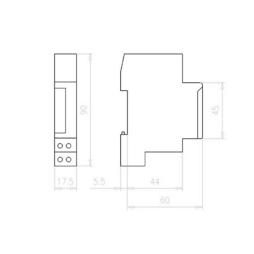 Spínací hodiny analogové EATON TSSD1NO 167389 denní - Obrázek 2