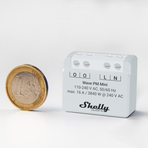 Spínací modul Shelly Wave PM Mini monitorování spotřeby energie Z-Wave - Obrázek 2