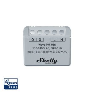 Spínací modul Shelly Wave PM Mini monitorování spotřeby energie Z-Wave