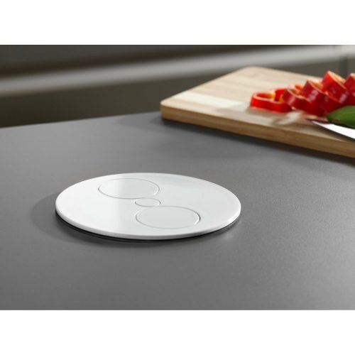 Stolní zásuvka BACHMANN Twist 931.232 230V + USB nabíječka matná bílá - Obrázek 2