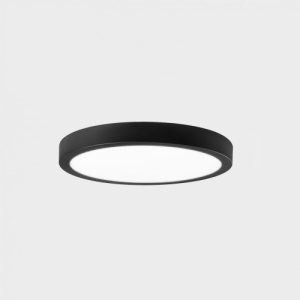 Stropní LED svítidlo Kohl Lighting DISC SLIM Ø300mm černé 24W 3000K