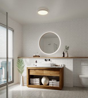 Stropní LED svítidlo NORDLUX Noxy bílé IP44 3000K/4000K 17W 2015356101 - Obrázek 2