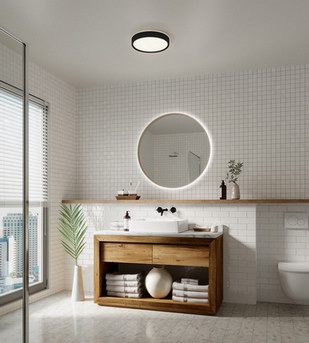 Stropní LED svítidlo NORDLUX Noxy černé IP44 3000K/4000K 17W 2015356103 - Obrázek 2