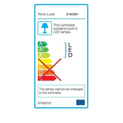 Stropní LED svítidlo NOVA LUCE CIELO 8W 3000-4000K 9180381 stmívatelné Triac - Obrázek 2