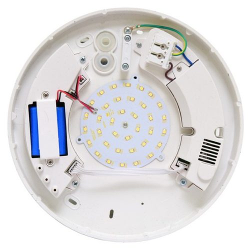Stropní a nástěnné svítidlo Ecolite VICTOR LED B W131/EM/LED/B-4100 s nouzovým modulem 6hod. IP44 - Obrázek 2