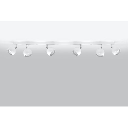 Stropní bodové svítidlo SOLLUX Oculare 6l GU10 6x40W bez zdroje SL.0442 bílá - Obrázek 2
