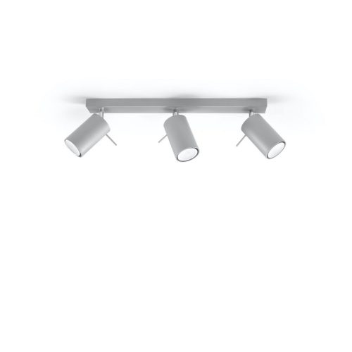 Stropní bodové svítidlo SOLLUX Ring 3 GU10 3x40W bez zdroje SL.0451 šedá - Obrázek 2