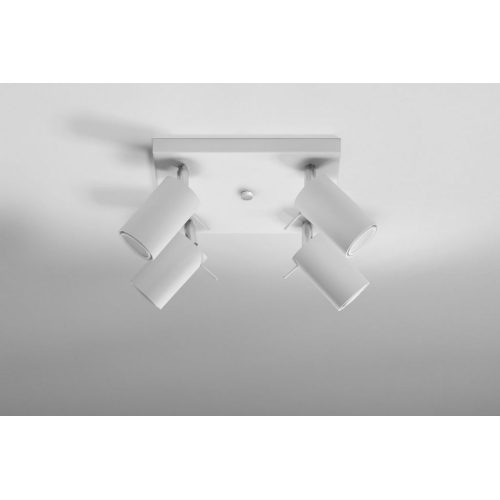 Stropní bodové svítidlo SOLLUX Ring 4 GU10 4x40W bez zdroje SL.0090 bílá - Obrázek 2