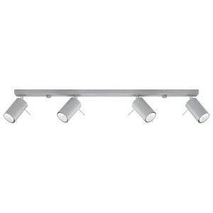 Stropní bodové svítidlo SOLLUX Ring 4l GU10 4x40W bez zdroje SL.0453 šedá