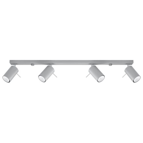 Stropní bodové svítidlo SOLLUX Ring 4l GU10 4x40W bez zdroje SL.0453 šedá