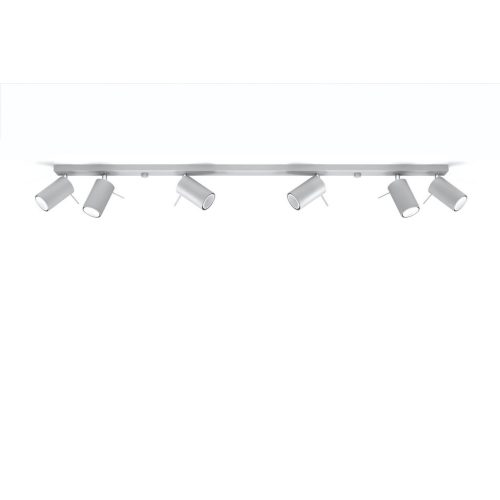 Stropní bodové svítidlo SOLLUX Ring 6l GU10 6x40W bez zdroje SL.0454 šedá - Obrázek 2