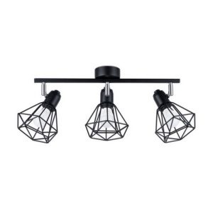 Stropní svítidlo SOLLUX ARTEMIS 3 černé E14 3x40W bez žárovky SL.1107