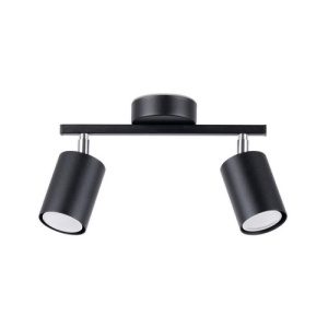 Stropní svítidlo SOLLUX LEMMI 2 černé GU10 2x40W bez žárovky SL.1127