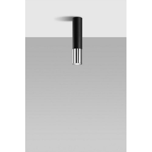 Stropní svítidlo SOLLUX Loopez GU10 1x40W bez zdroje SL.0939 černá/chrom - Obrázek 2