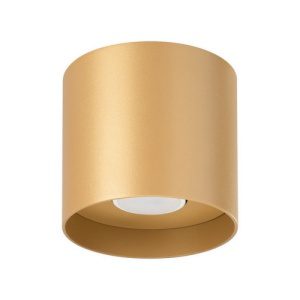 Stropní svítidlo SOLLUX MIKA zlaté GU10 1x10W bez žárovky SL.1283