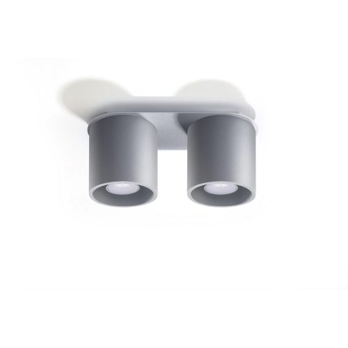 Stropní svítidlo SOLLUX Orbis 2 GU10 2x40W bez zdroje SL.0055 šedá - Obrázek 2