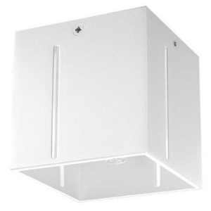 Stropní svítidlo SOLLUX Pixar G9 1x40W bez zdroje hliník bílá SL.0398