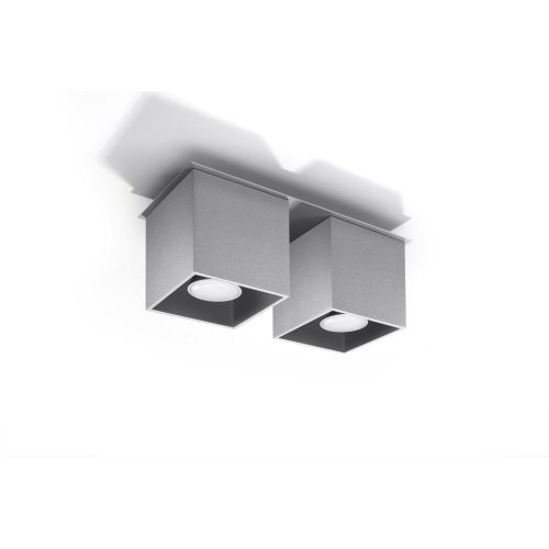 Stropní svítidlo SOLLUX Quad 2 GU10 2x40W bez zdroje SL.0064 šedá - Obrázek 2