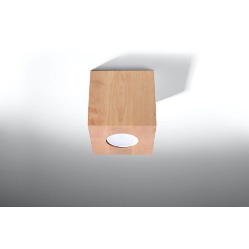 Stropní svítidlo SOLLUX Quad GU10 1x40W bez zdroje SL.0493 přírodní dřevo - Obrázek 2