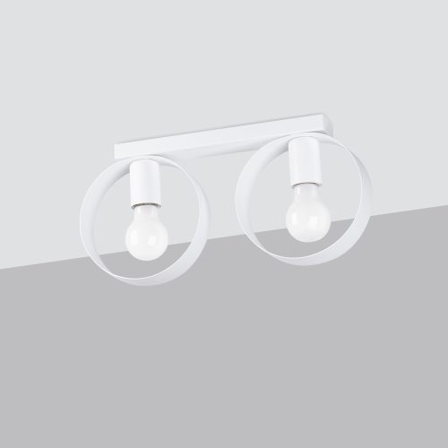 Stropní svítidlo SOLLUX TITRAN 2 bílé E27 2x60W bez žárovky SL.1135 - Obrázek 2