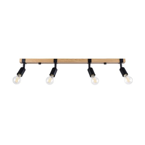 Stropní svítidlo SOLLUX ZUCA 4 černé E27 4x15W bez žárovky SL.1298