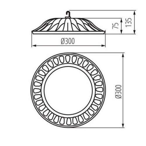 Svítidlo Kanlux MILEDO HIBO LED N 100W-NW 31112 - Obrázek 2