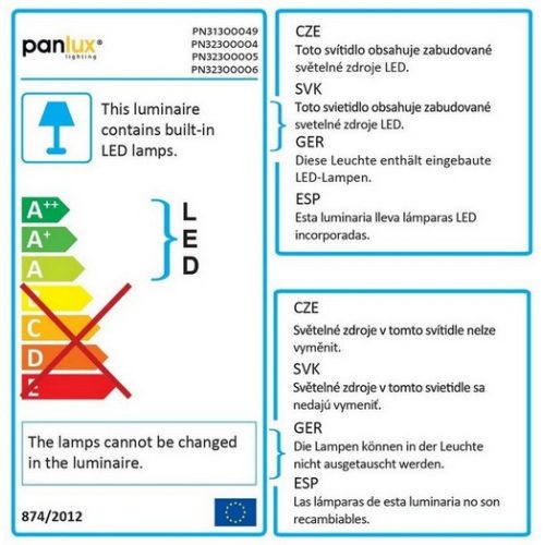 Svítidlo Panlux ZEUS LED přisazené stropní a nástěnné kruhové 16W PN31300049 neutrální bílá 4000K - Obrázek 2