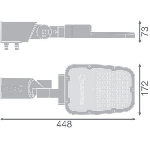Svítidlo veřejného osvětlení LEDVANCE STREETLIGHT AREA SMALL RV20ST LED 45W/740 4000K 6075lm - Obrázek 2