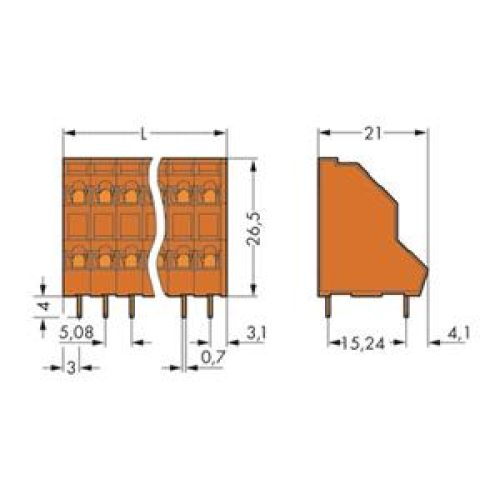 5mm² oranžová