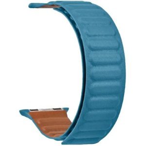 Tactical 741 Loop Kožený Řemínek pro iWatch 1/2/3/4/5/6/SE 42/44mm Sea Blue 8596311138812