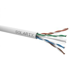 UTP kabel Solarix SXKD-6-UTP-PVC šedý (box 100m)