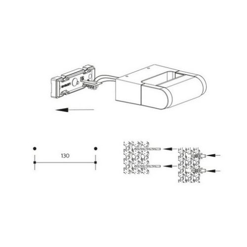 Venkovní nástěnné LED svítidlo FARO N antracit Panlux PN42100043 - Obrázek 2